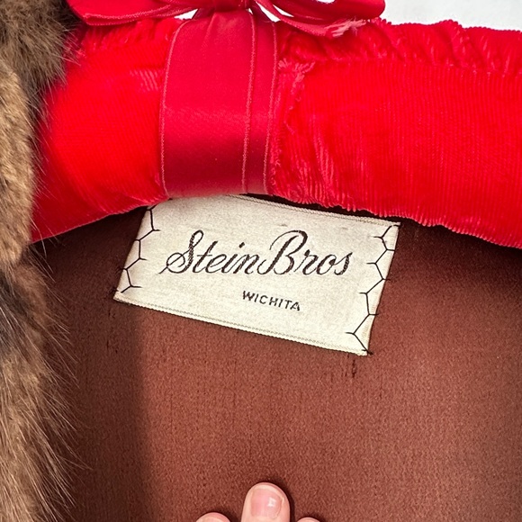 Vintage 50s Genuine Mink Fur Silk Lined Coat - Picture 3 of 11